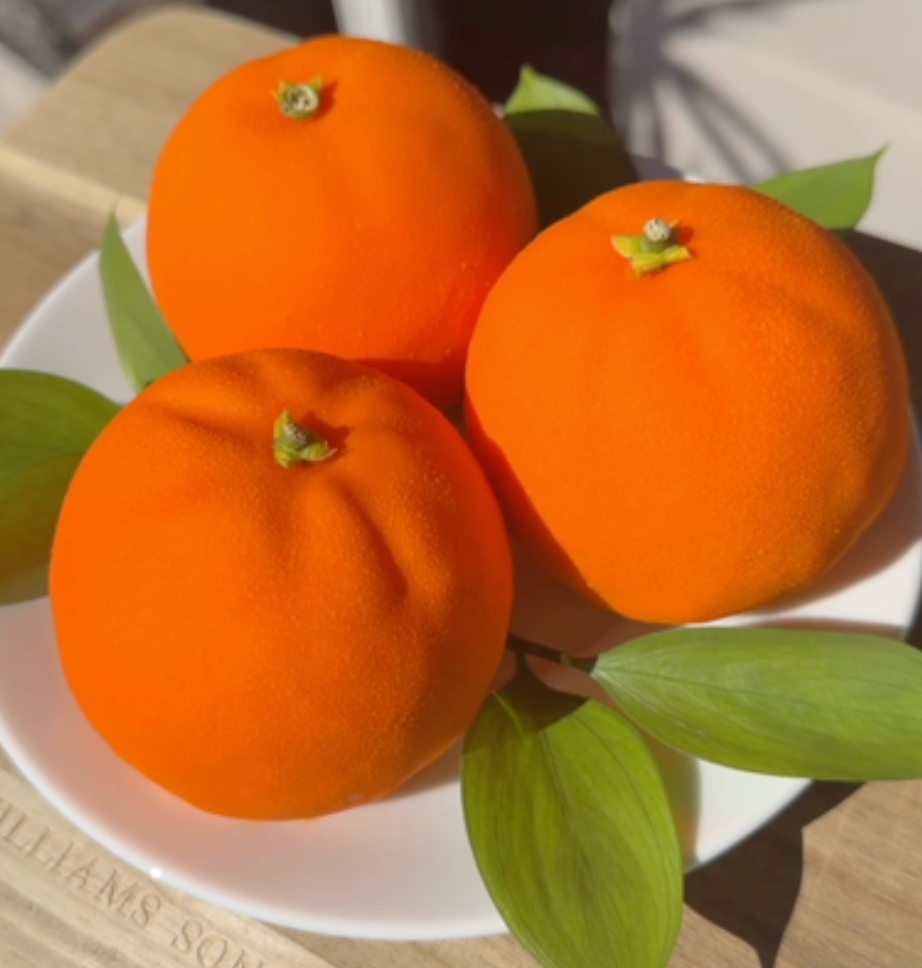 Orange Shaped Dessert Recipe